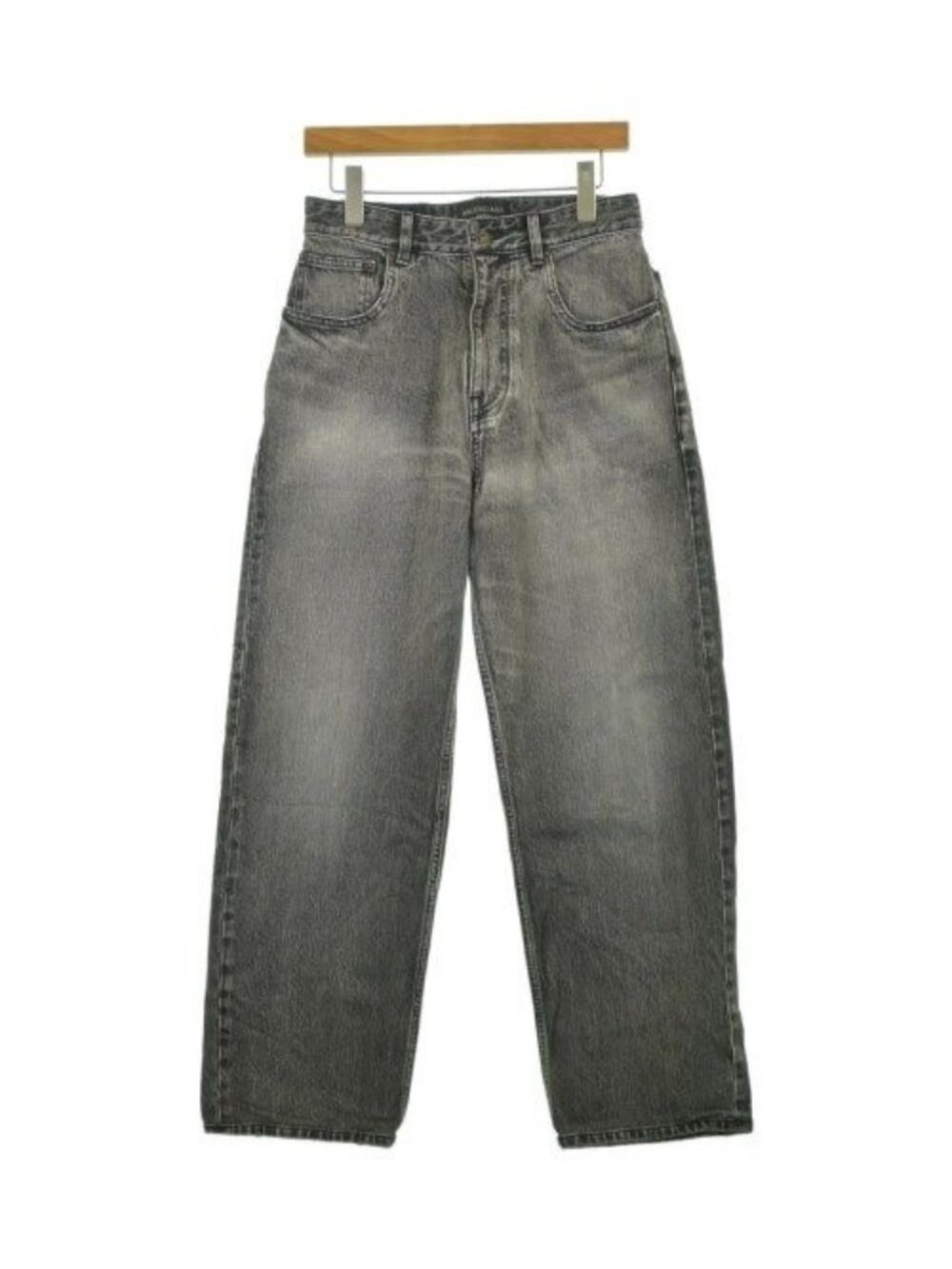 Balenciaga Denim Pants Gray